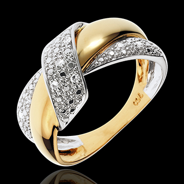 ventas en l�nea Anillo doble nudo