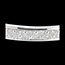 mujer Junco diorami pasador diamantes  - oro blanco  - 0.25 quilates - 23 diamantes