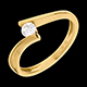 ventas Solitario ap�strofe oro amarillo 