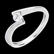 regalos mujer Solitario ap�strofe oro blanco 
