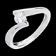 regalos mujer Solitario ap�strofe oro blanco  - 0.41 quilates