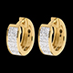 regalos mujer  Pendientes diorami oro amarillo empedrado  - 24 diamantes