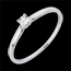 joya Anillo Solitario ca�a