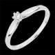 boda Anillo Solitario ca�a