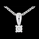 boda Colgante diamante campanita oro blanco 