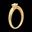 mujer Solitario ca�a oro amarillo - 0.26 quilates