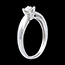 plater�a Solitario ca�a oro blanco   - 0.3 quilates