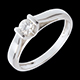 ventas en l�nea Solitario caldera oro blanco  - 0.24 quilates