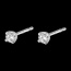 regalos  mujer Pendientes diamantes  - cortos oro blanco