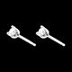 comprar on line Pendientes diamantes  - cortos oro blanco - 0.3 quilates