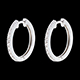 joyer�a Aros semi empedrados oro blanco  - 26 diamantes