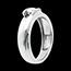 ventas Solitario bipolar oro blanco  - 0.31 quilates