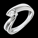 ventas on line Anillo Solitario oro blanco ondina