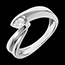comprar en l�nea Anillo Solitario oro blanco ondina