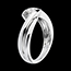 regalos  mujer Anillo Solitario oro blanco ondina
