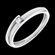 joyer�as Solitario bipolar oro blanco 
