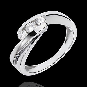 compra on line Anillo Triolog�a riturnelo oro blanco - 0.32 quilates - 3 diamantes