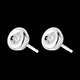 comprar Pendientes c�liz diamantes - cortos oro blanco 
