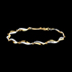 regalos mujer Pulsera trenzada oro amarillo - 22 diamantes