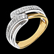 comprar on line Anillo Serenity oro amarillo - 0.28 quilates - 56 diamantes