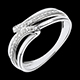 regalos mujer Anillo Serenity oro blanco - 6 diamantes
