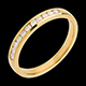 regalos Alianza oro amarillo semi empedrado - engaste ra�l - 11 diamantes