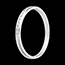 ventas Alianza oro blanco semi empedrado - engaste ra�l - 13 diamantes