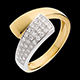compra on line Anillo tr�pico oro amarillo empedrado - 0.26 quilates - 34 diamantes