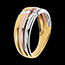 regalo mujer Anillo Triolog�a Trinidad - 3 oros - 3 diamantes