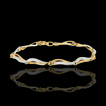 comprar Pulsera ondas del nilo dos oros y diamantes