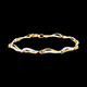compra on line Pulsera ondas del nilo dos oros y diamantes