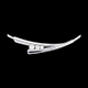 comprar on line Collar espiga oro blanco  - 0.21 quilates - 3 diamantes