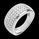 joyer�as Anillo pl�yade oro blanco empedrado - 1.01 quilates - 56 diamantes
