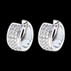 joyer�a Pendientes diorami oro blanco empedrado  - 0.43 quilates - 54 diamantes