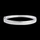 joya Junco  oro blanco empedrado - - 1.01 quilates - 144 diamantes