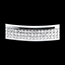 joya en oro Junco  oro blanco empedrado - - 1.01 quilates - 144 diamantes