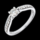 joyer�as Solitario Duquesa oro blanco  - 0.41 quilates - 15 diamantes