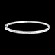 joyer�as Pulsera junco pasador - oro blanco - 0.75 quilates - 25 diamantes