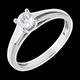 compra en l�nea Imprescindible Solitario blanco  - 0.34 quilates