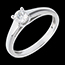 bodas Imprescindible Solitario blanco  - 0.34 quilates