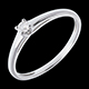 regalo mujer Imprescindible  Solitario oro blanco 