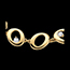 joyer�a Pulsera gotas oro amarillo y diamantes - 8 diamantes