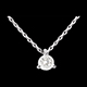 compra on line Collar Solitario oro blanco  - 0.26 quilates