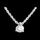 venta Collar Solitario oro blanco   - 0.31 quilates