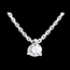 venta Collar Solitario oro blanco   - 0.31 quilates