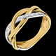 regalos mujer Anillo trenza perfecta oro amarillo