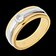compra Solitario eclipse oro amarillo-oro blanco   - 0.28 quilates
