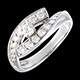 regalos Solitario pupila oro blanco - 0.63 quilates - 19 diamantes