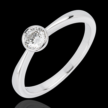plater�a Solitario mu�eca oro blanco