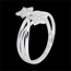 boda Anillo estrellas fugaces oro blanco y diamantes